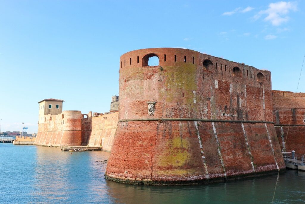 Beautiful view of Fortezza Vecchia from the water