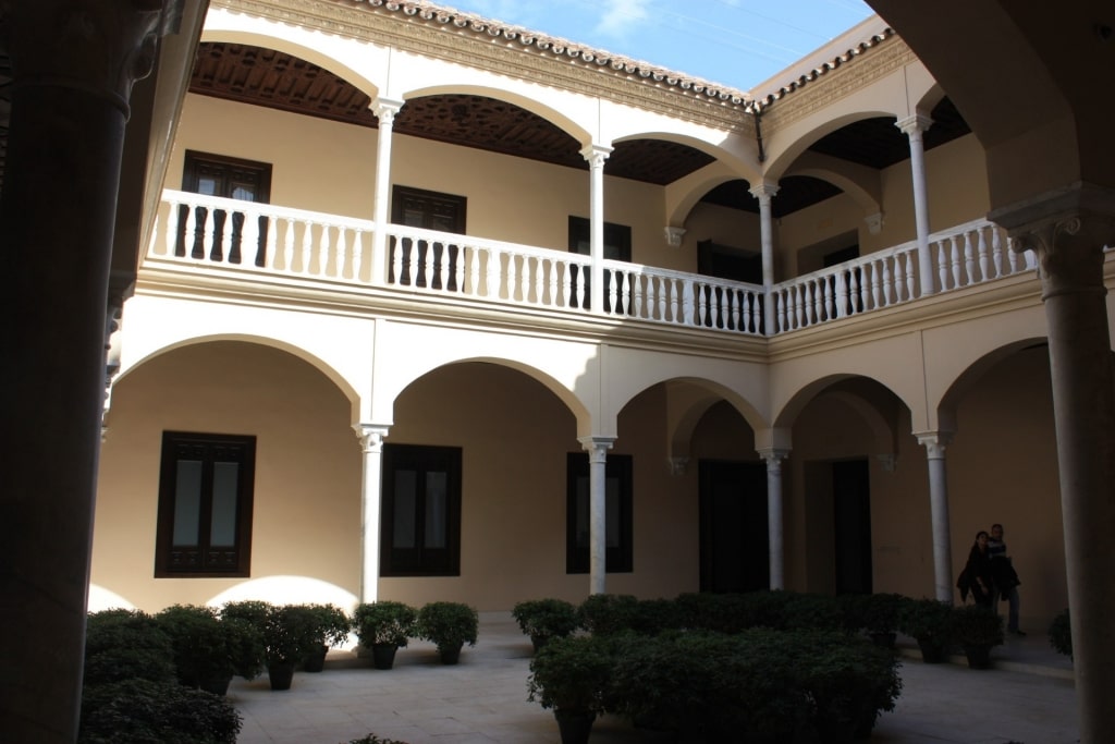 View inside the Museo Picasso Malaga