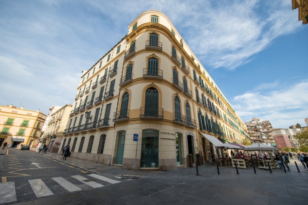 Street view of Plaza de la Merced