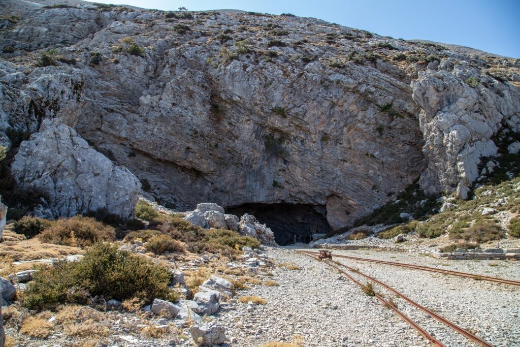 Historic site of Idaion Andron cave, Crete