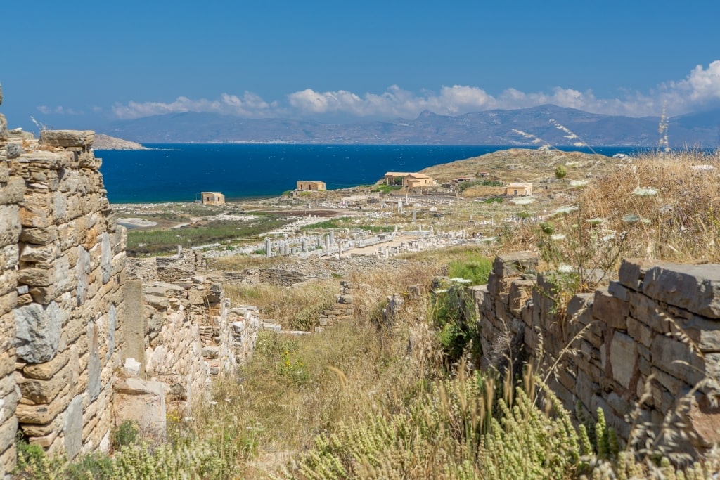 Ancient Greek ruins in Delos