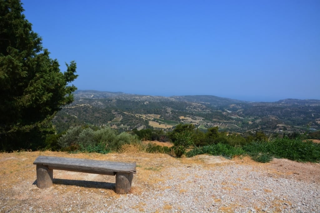 View from the top of Profitis Ilias, Rhodes