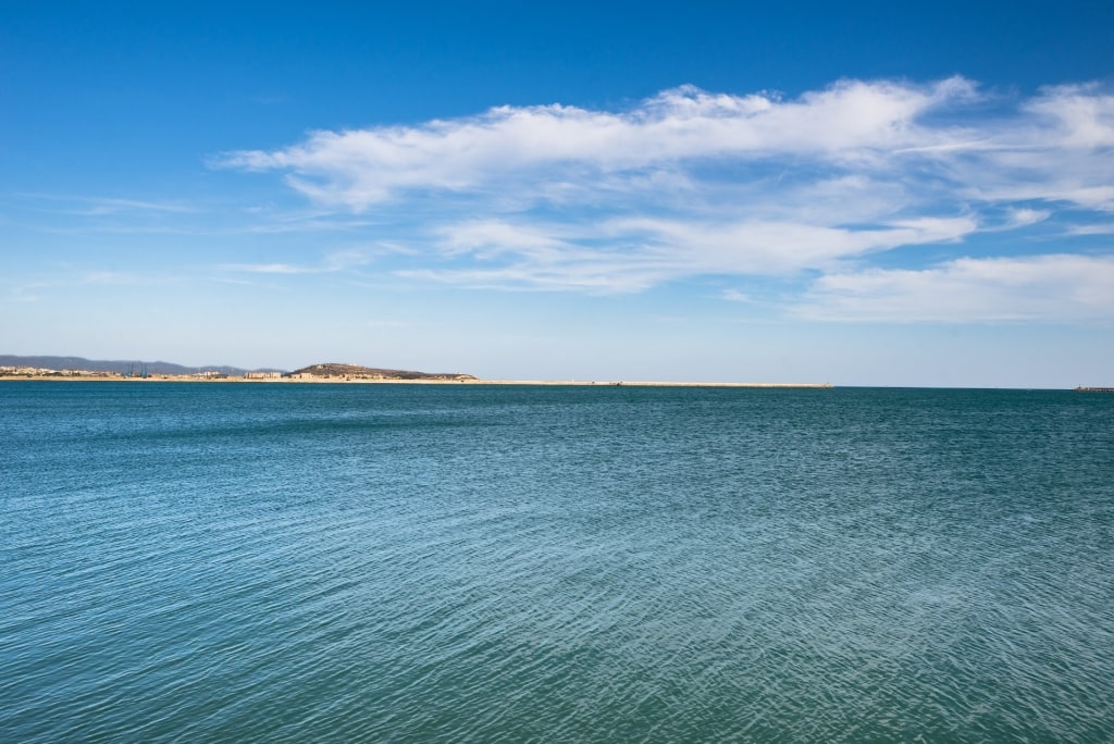 Calm waters of Giorgino Beach