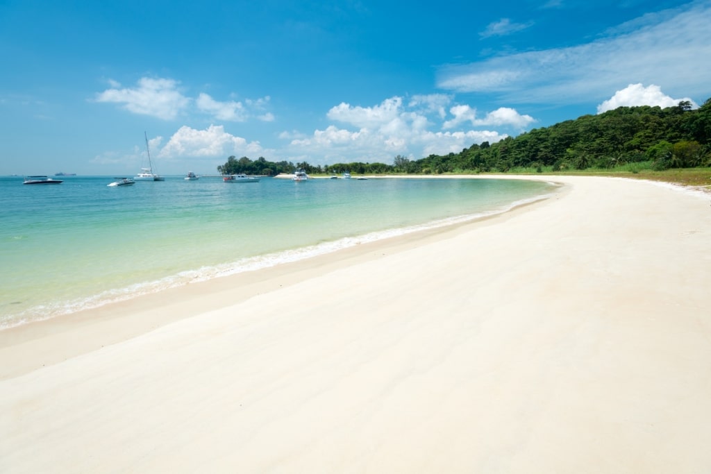 Lazarus Island Beach, one of the best Singapore beaches