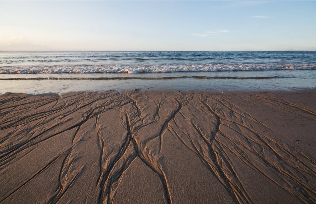 Fine sands of Punggol Beach