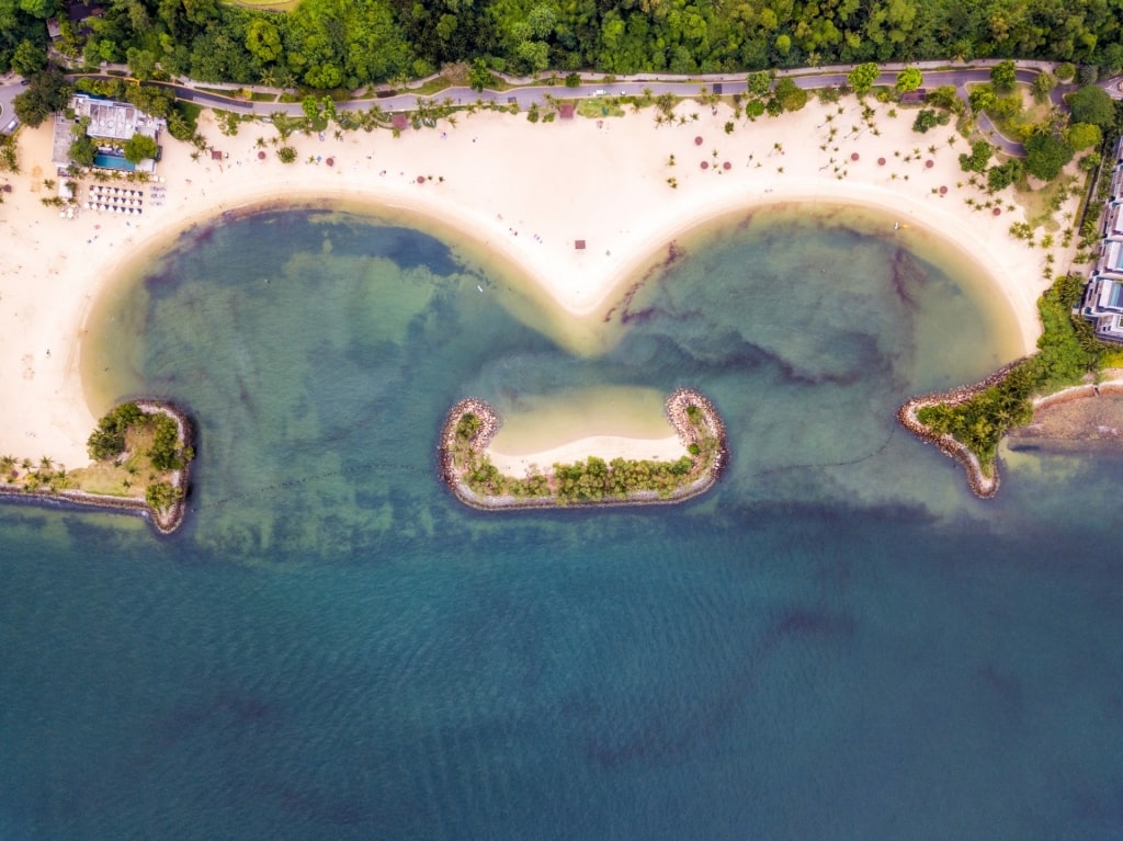 Bird's eye view of Tanjong Beach