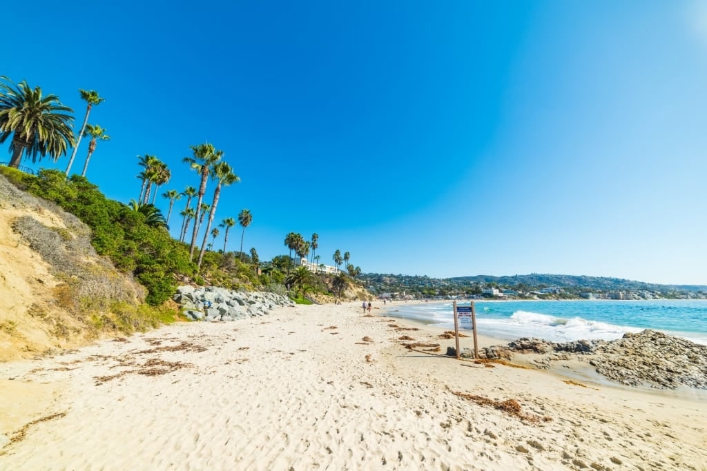 Soft sands of Diver’s Cove, Laguna Beach