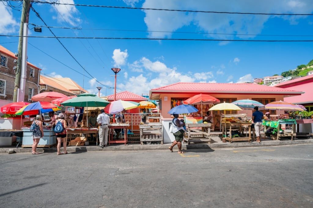 Stroll Market Square, one of the best things to do in Grenada
