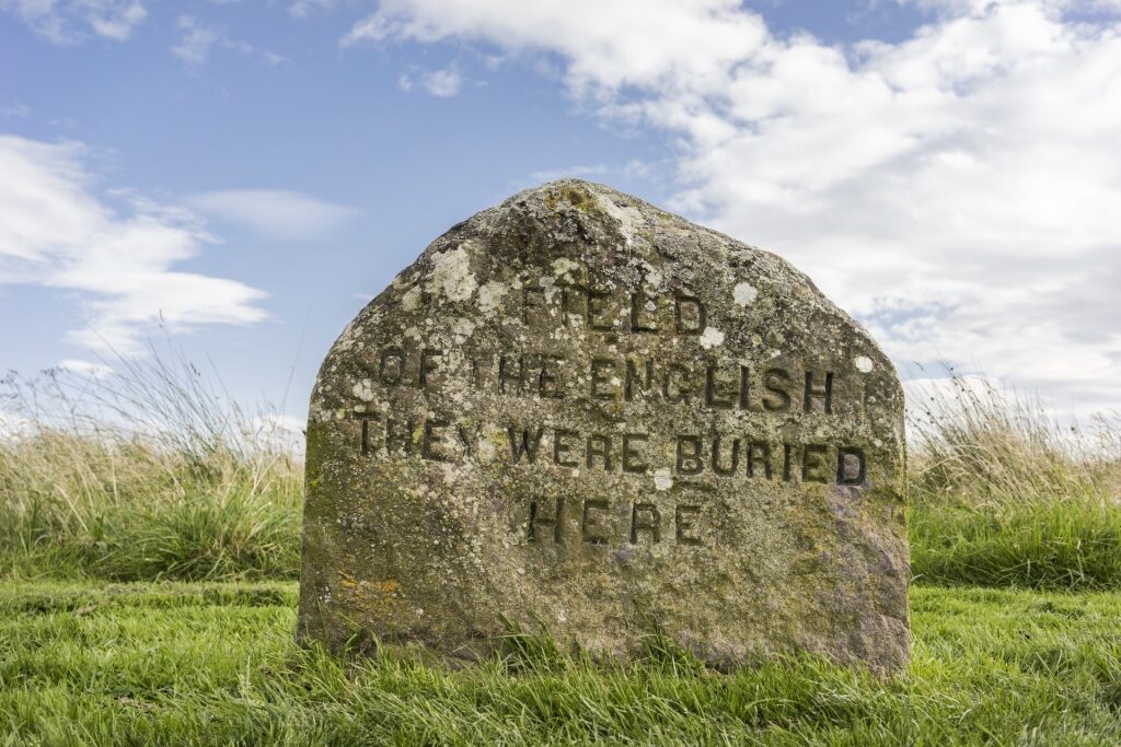Historic grave in Culloden Moor