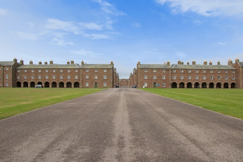 Road leading to the historic Fort George