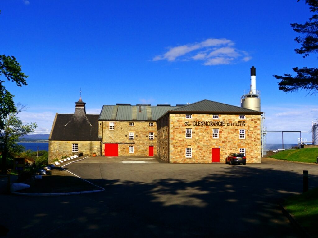 View outside the Glenmorangie Distillery