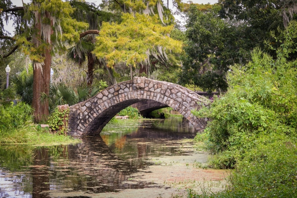 Iconic bridge in City Park