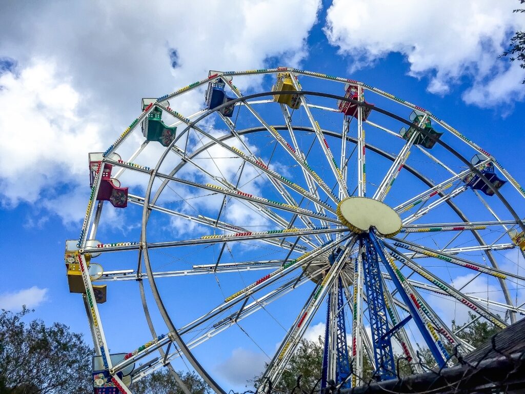 Ferris wheel in Carousel Gardens Amusement Park