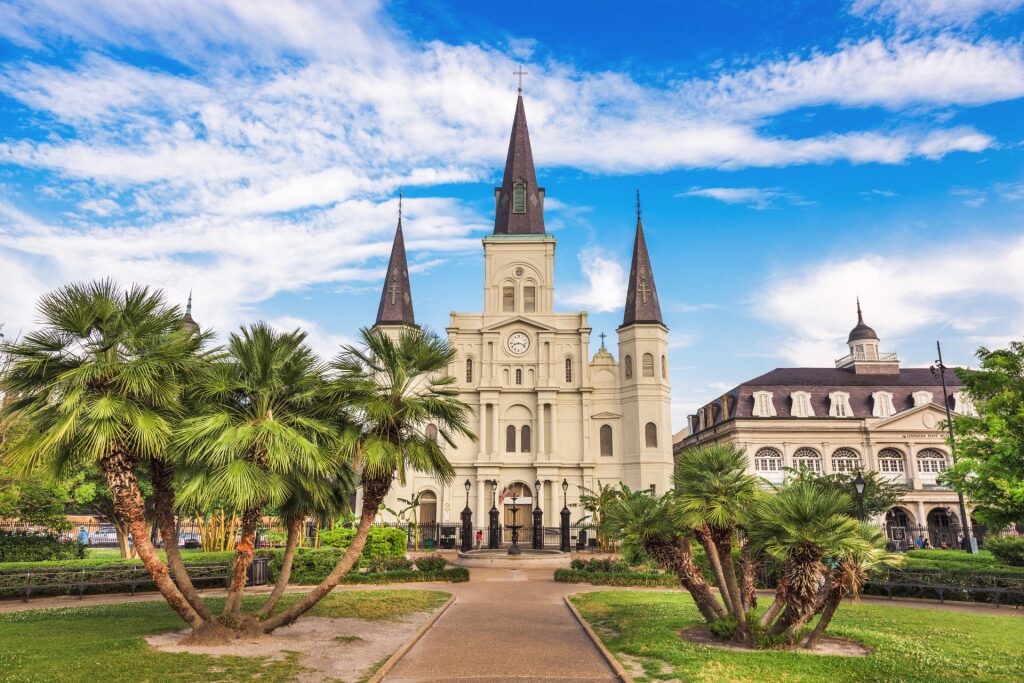 Visit St. Louis Cathedral, one of the best things to do in New Orleans with kids