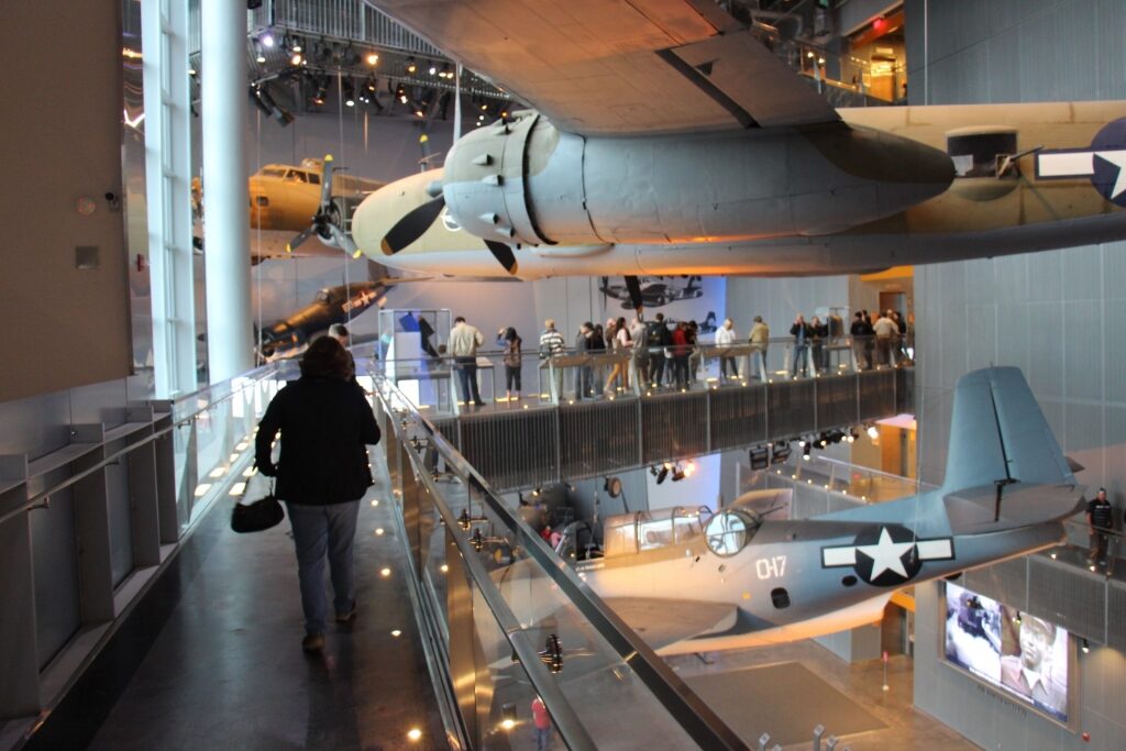 View inside the National World War II Museum