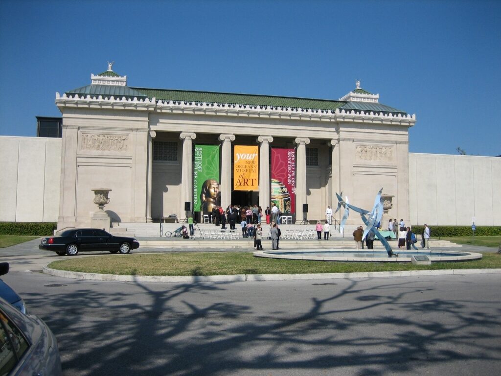 Exterior of New Orleans Museum of Art