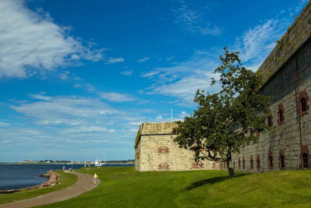 Coastline of Fort Adams State Park