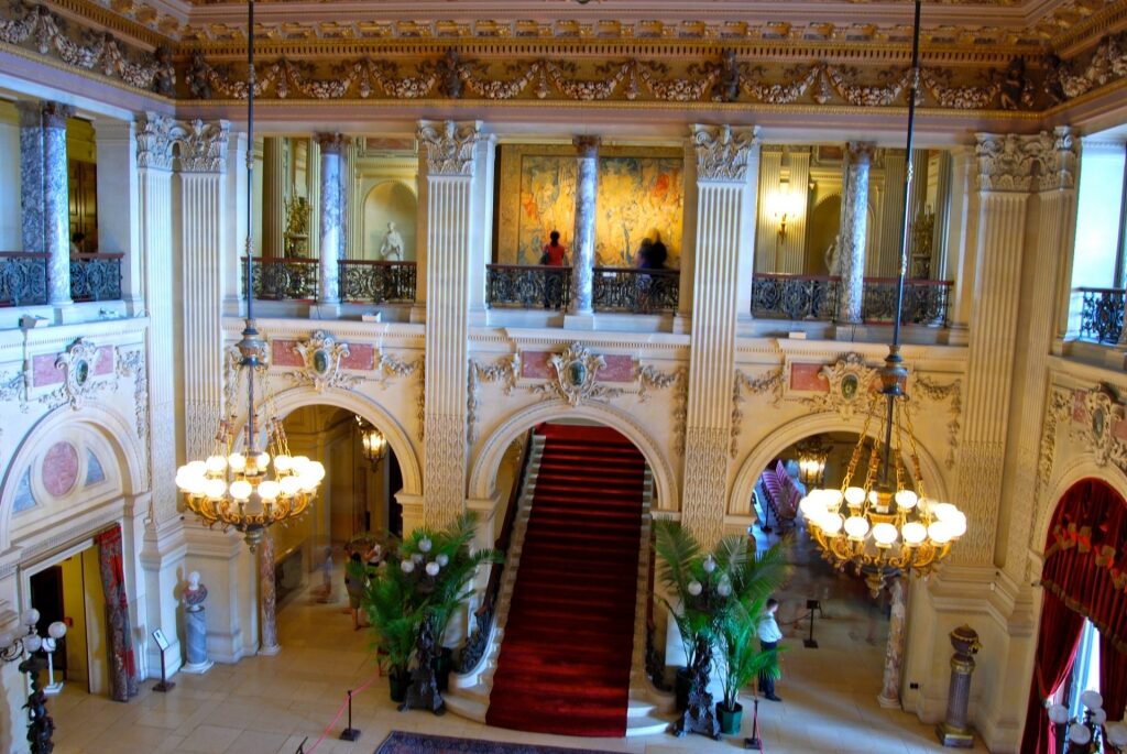 Elegant Great Hall inside The Breakers