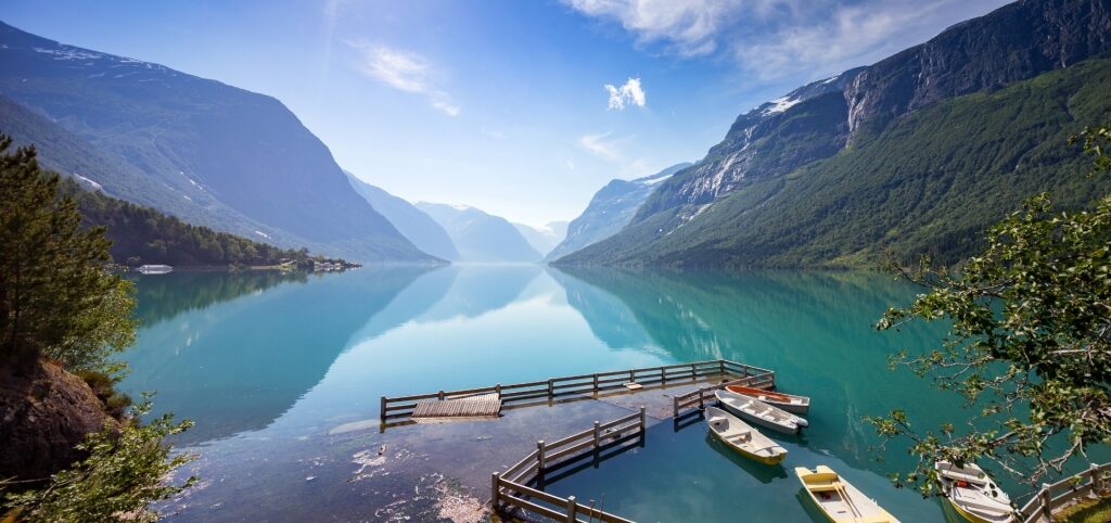 Visit Lake Lovatnet, one of the best things to do in Norway