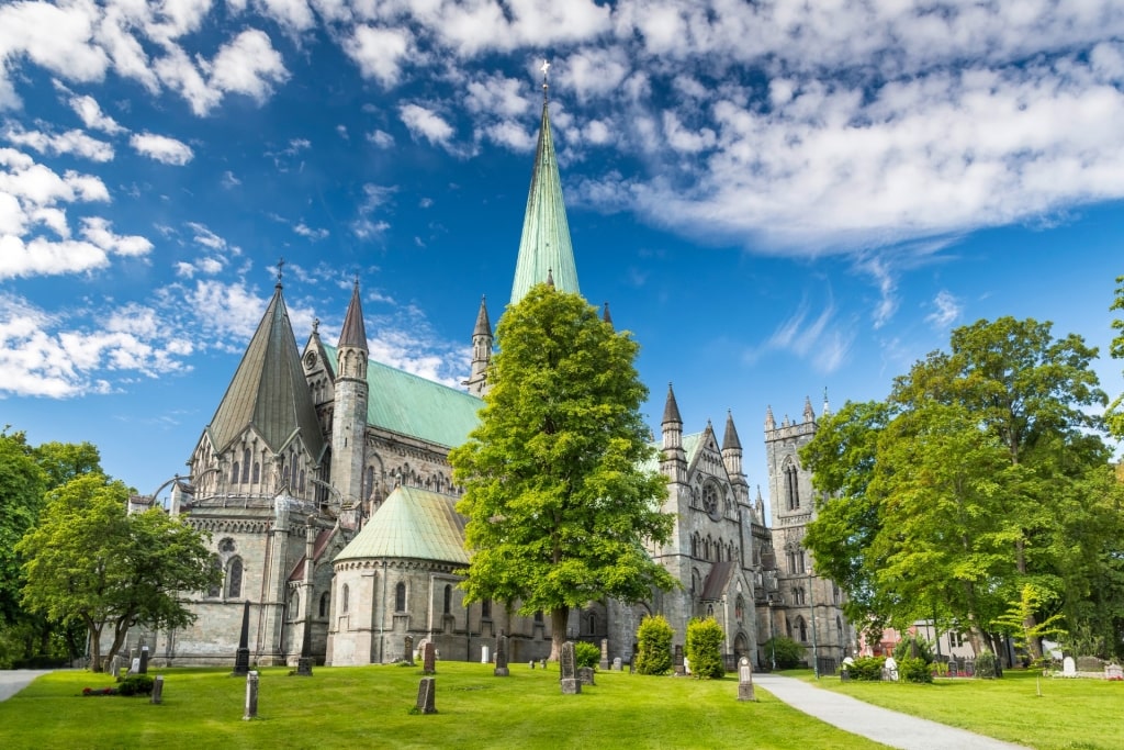 Exterior of Nidaros Cathedral, Trondheim