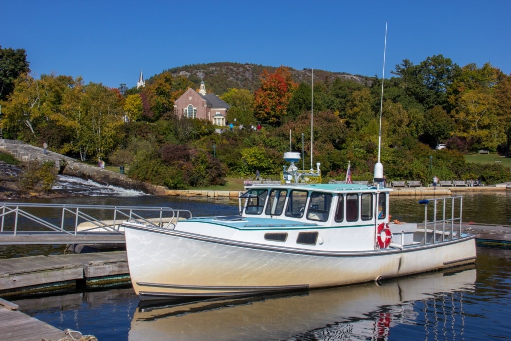 Lobster boat in Rockland Maine