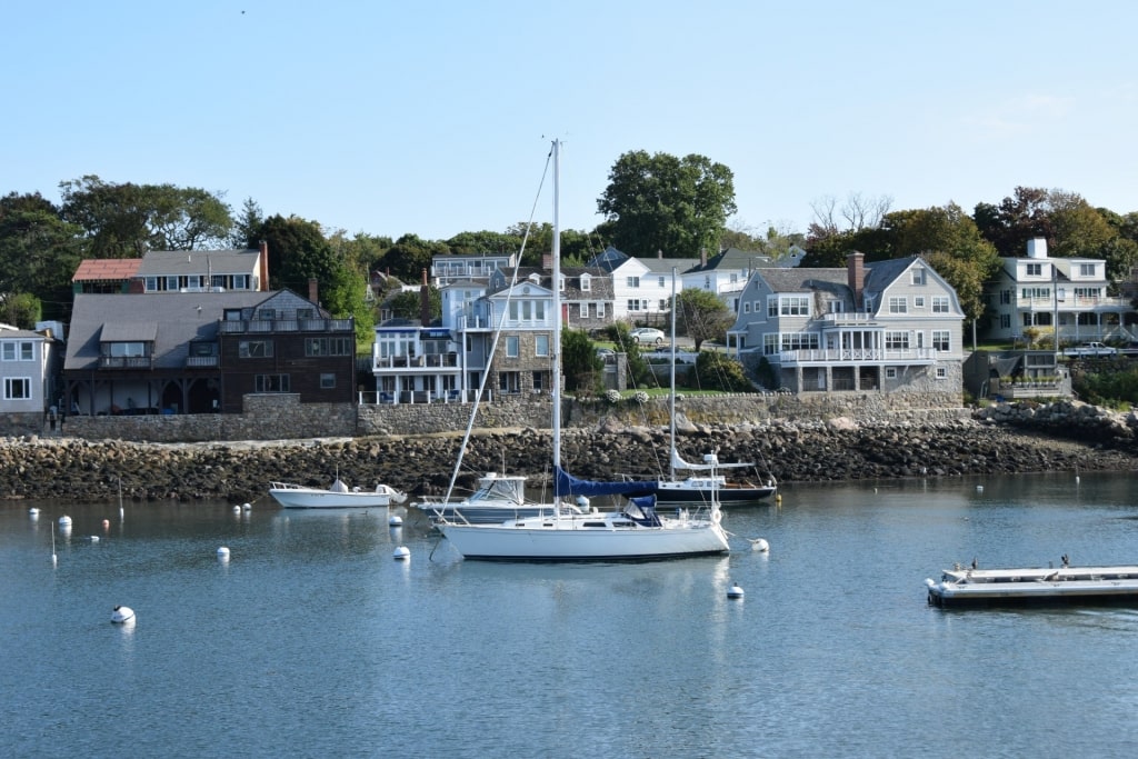 Waterfront view of the Rockland Harbor Trail