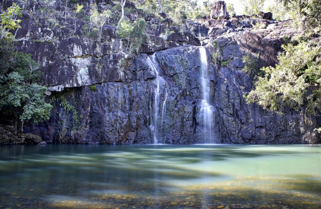 Rocky Cedar Creek Falls in Conway National Park