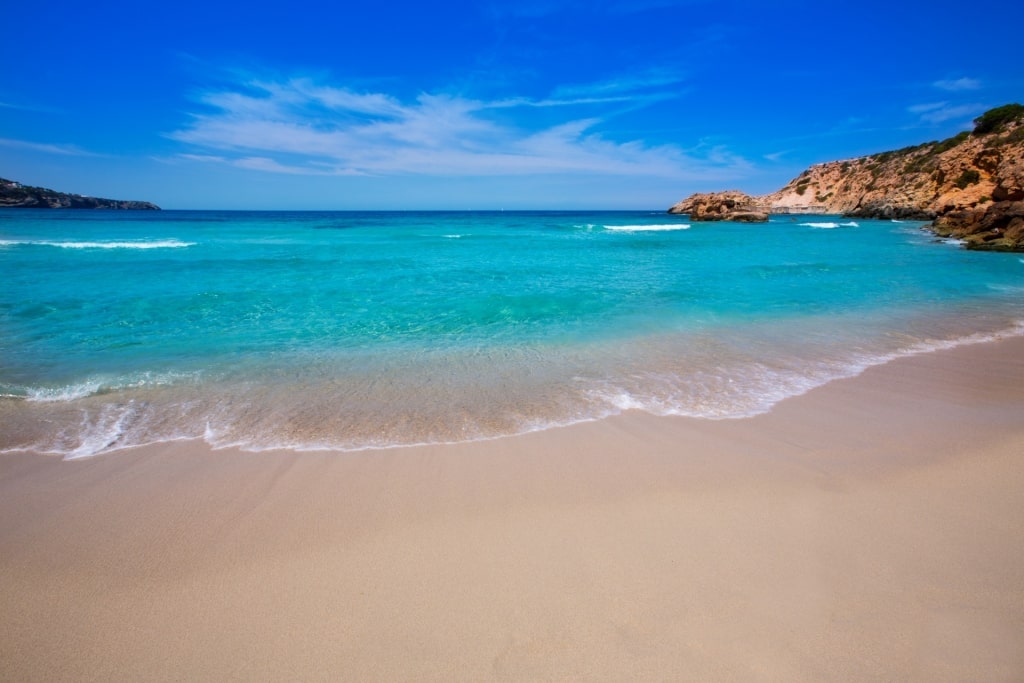 Fine sands of Cala Tarida