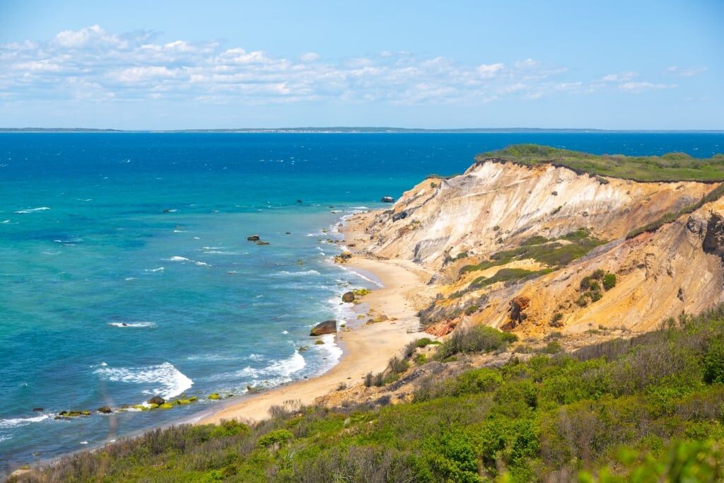 Aquinnah Cliffs, one of the best beaches in New England