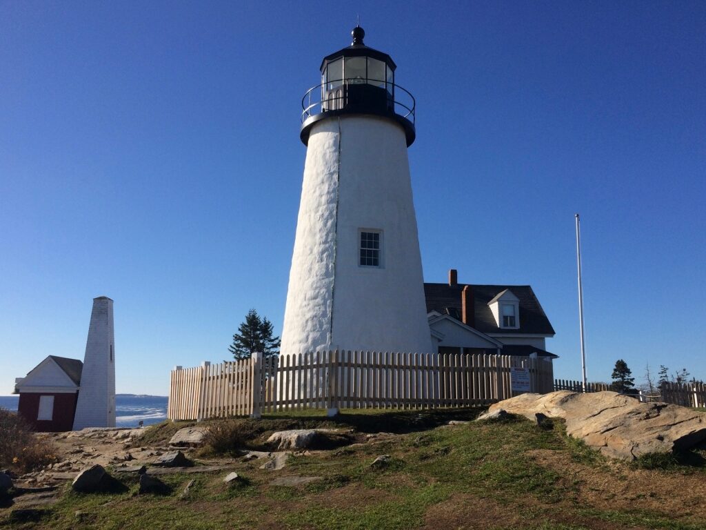 Pemaquid Beach lighthouse in Rockland, Maine