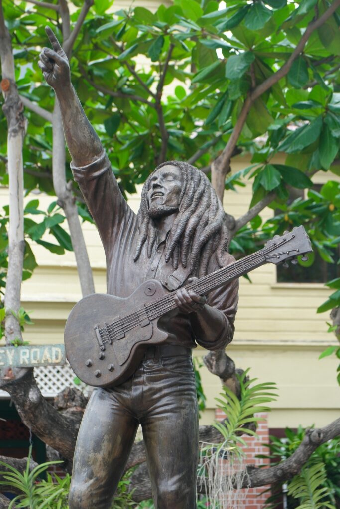Statue in Bob Marley Museum, Kingston