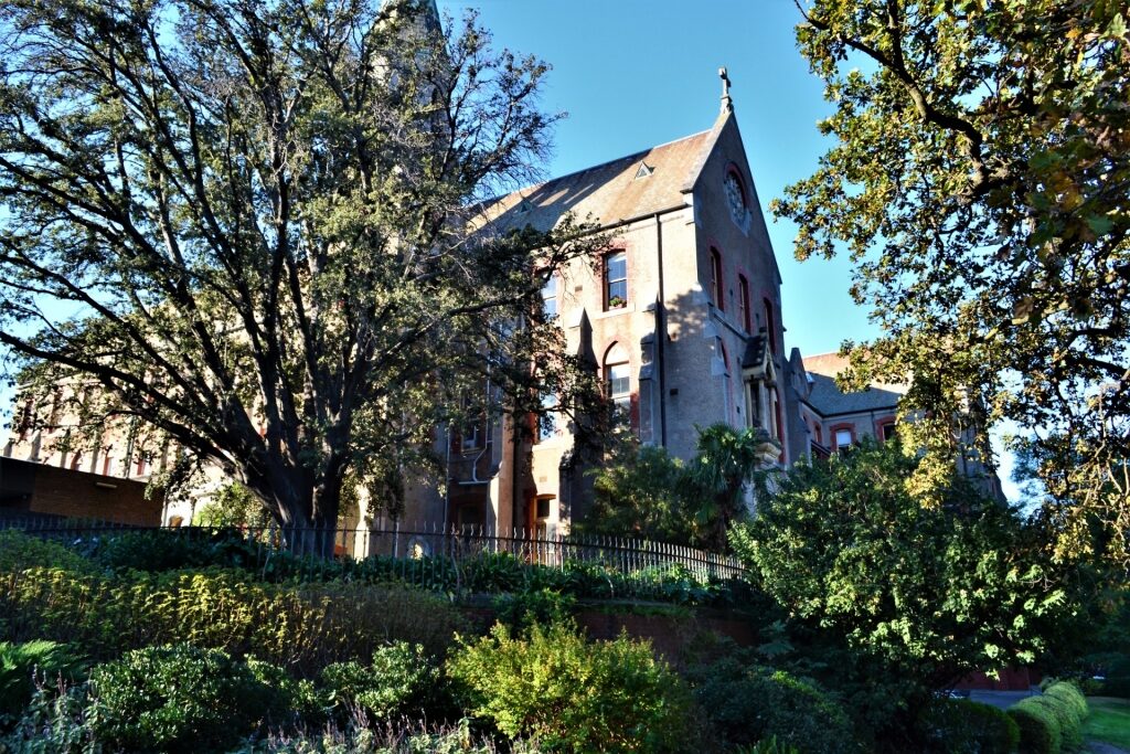 View of the peaceful Abbotsford Convent