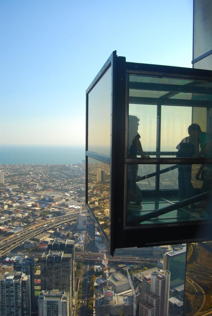 View of the Edge in Eureka Skydeck
