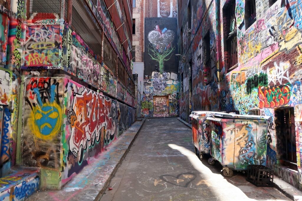 Street art of Melbourne’s Laneways