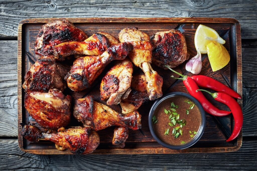 Caribbean cuisine - Jerk chicken 