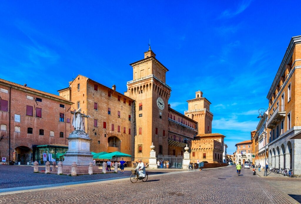 Charming city of Ferrara