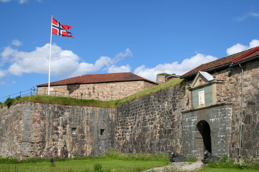 Fort in Fredriksten Fortress, near Oslo