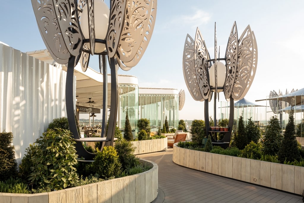 Pathway in the Rooftop Garden