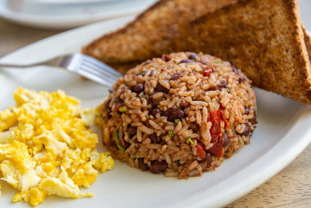 Gallo pinto, one of the best Costa Rican food