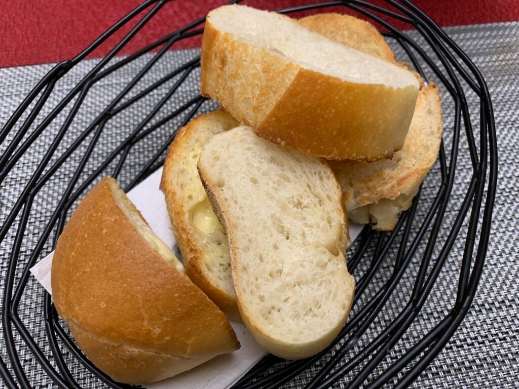 Slices of Dominican bread