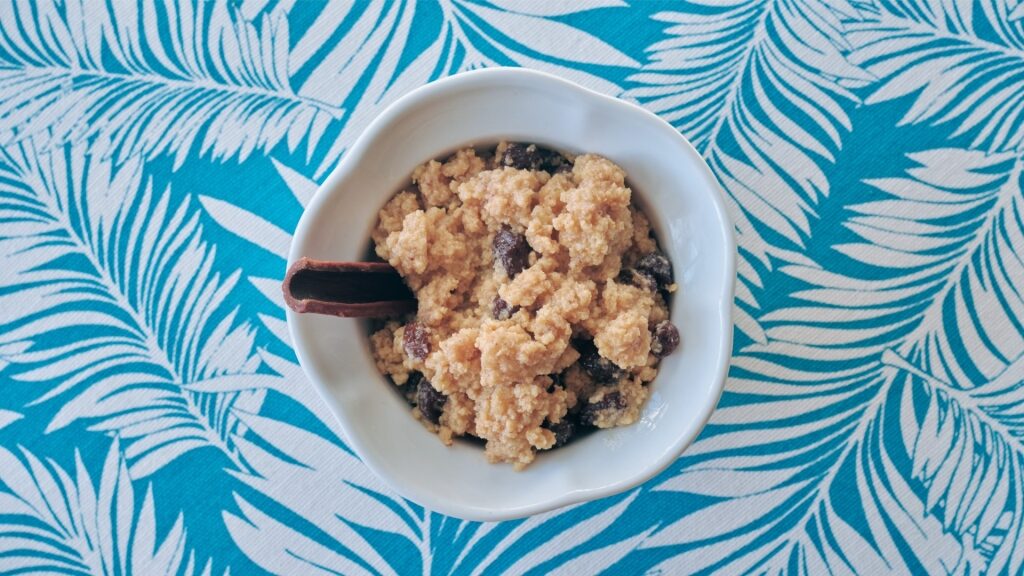 Sweet dulce de leche cortada in a bowl
