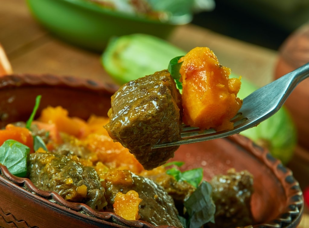 Carne guisada, popular Dominican food