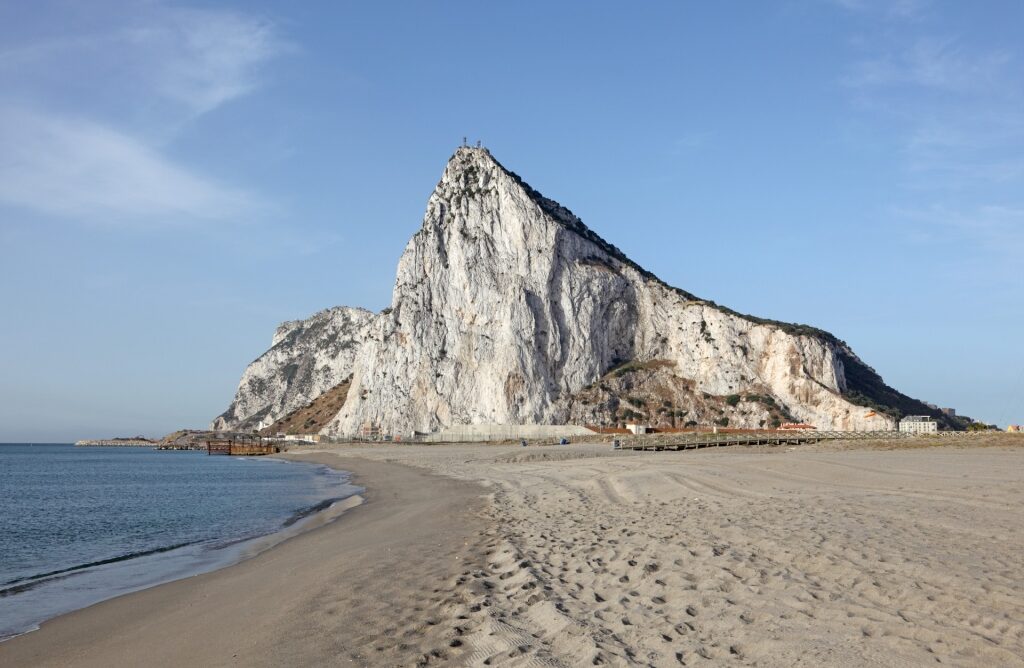 Playa de Santa Bárbara, one of the best Gibraltar beaches