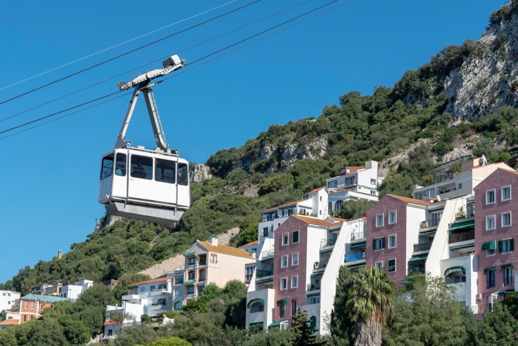 Cable car in Gibraltar