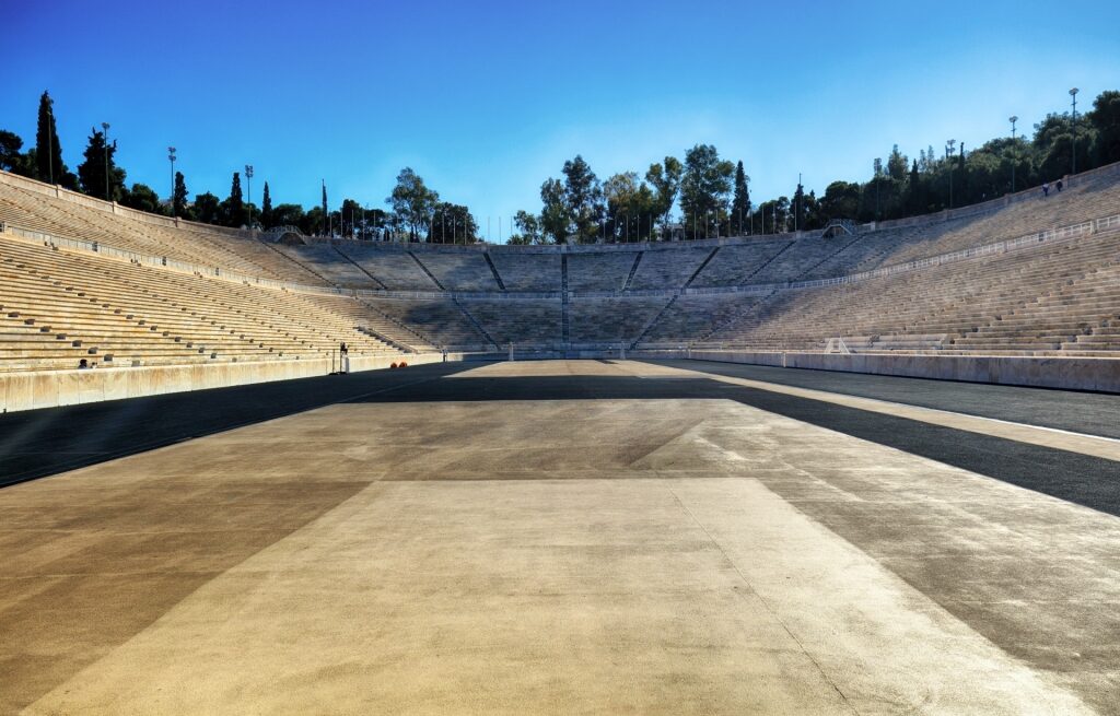 View of Panathenaic Stadium, Athens