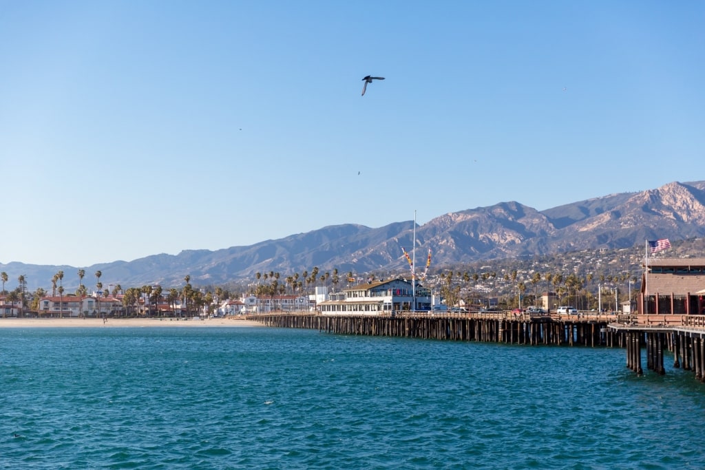 Santa Barbara Harbor, one of the best places to go kayaking in California