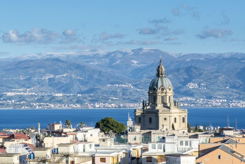 Skyline of Messina Italy