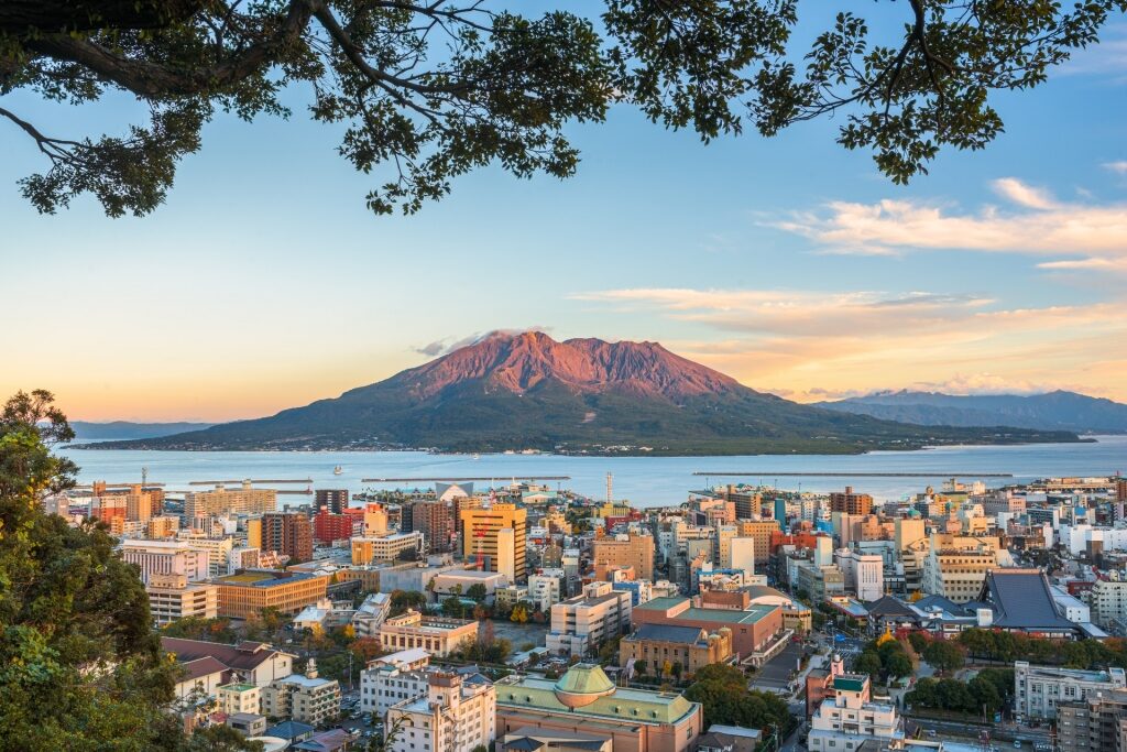 Beautiful landscape of Sakurajima, Kagoshima