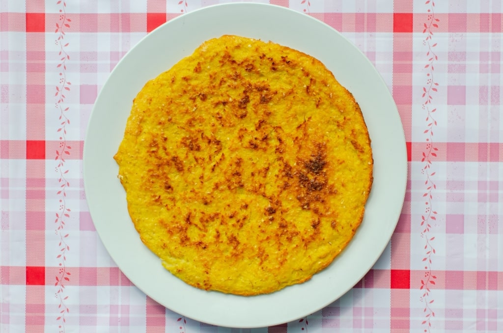 Tortillas on a plate