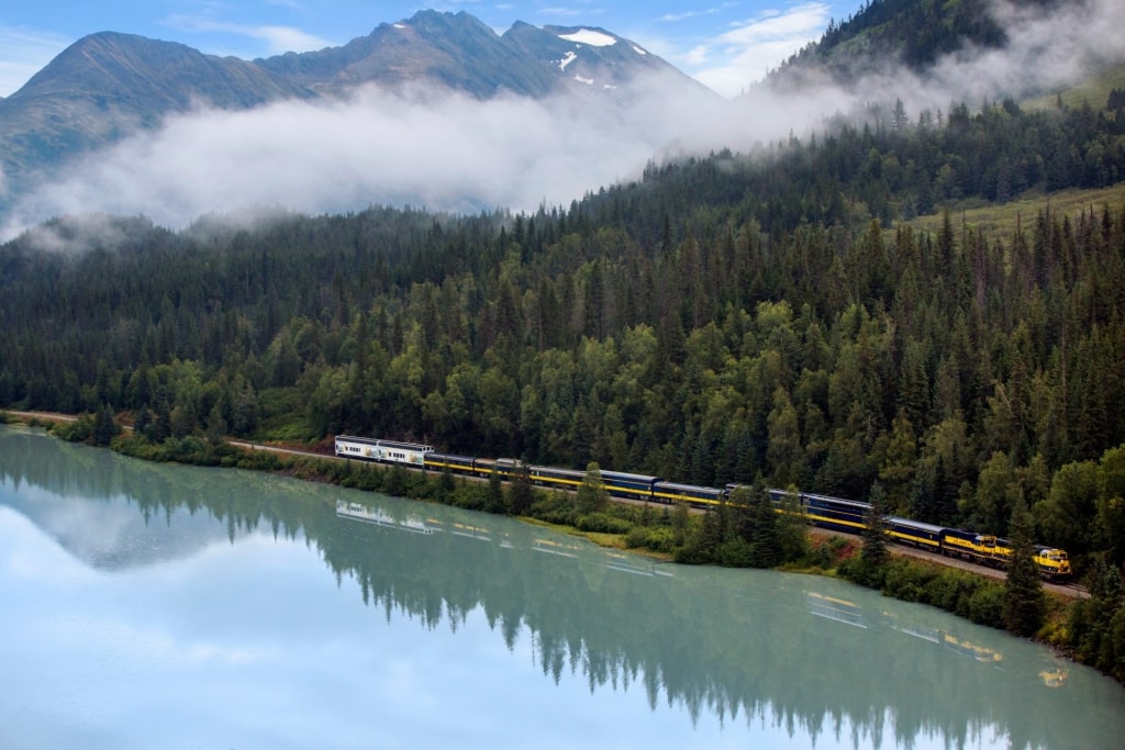 Photographing Alaska landscape